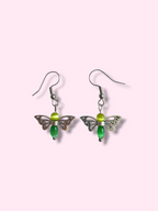Moth earrings