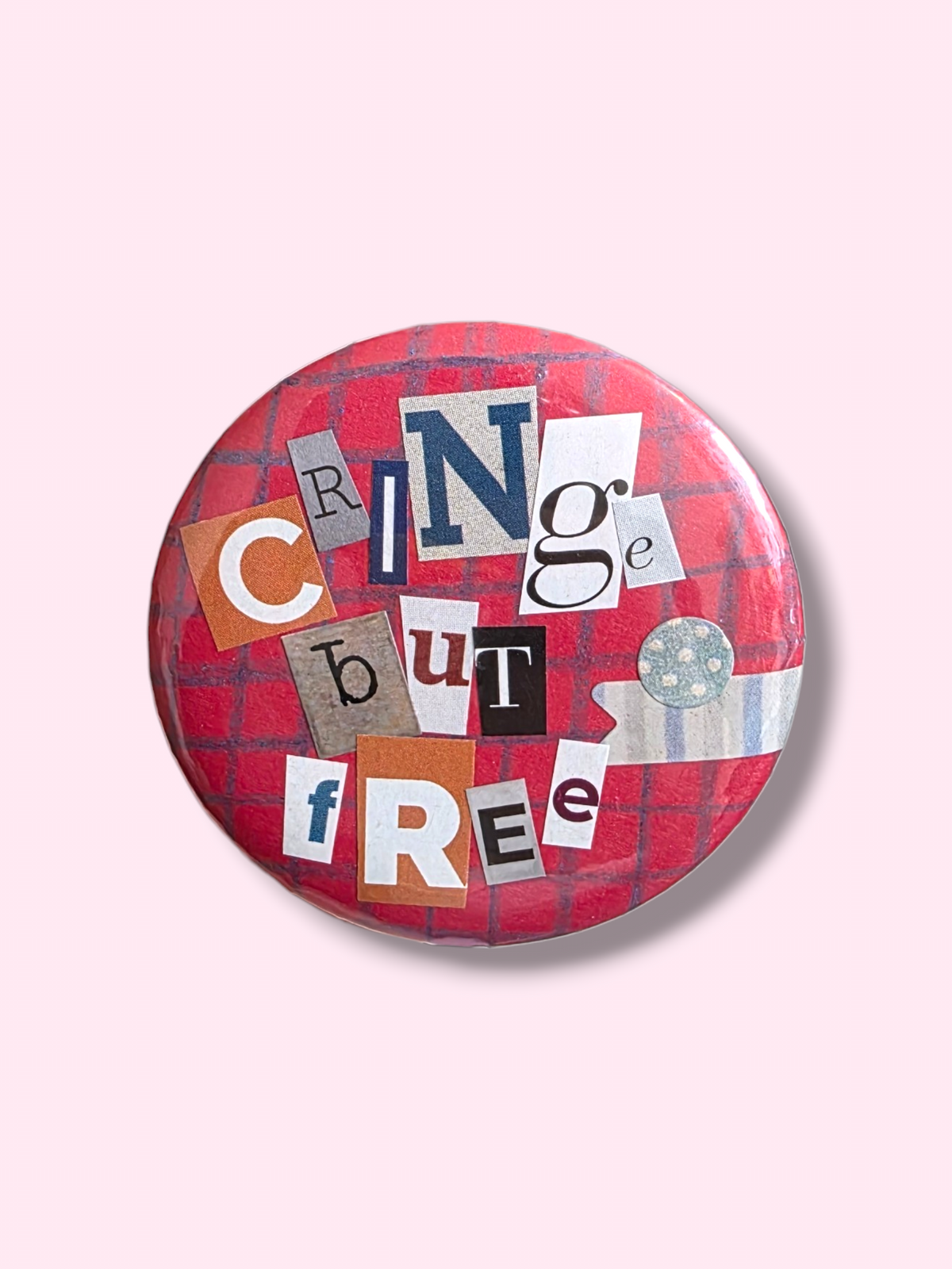 Collage badge - Cringe but Free