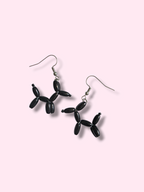 Balloon dog earrings