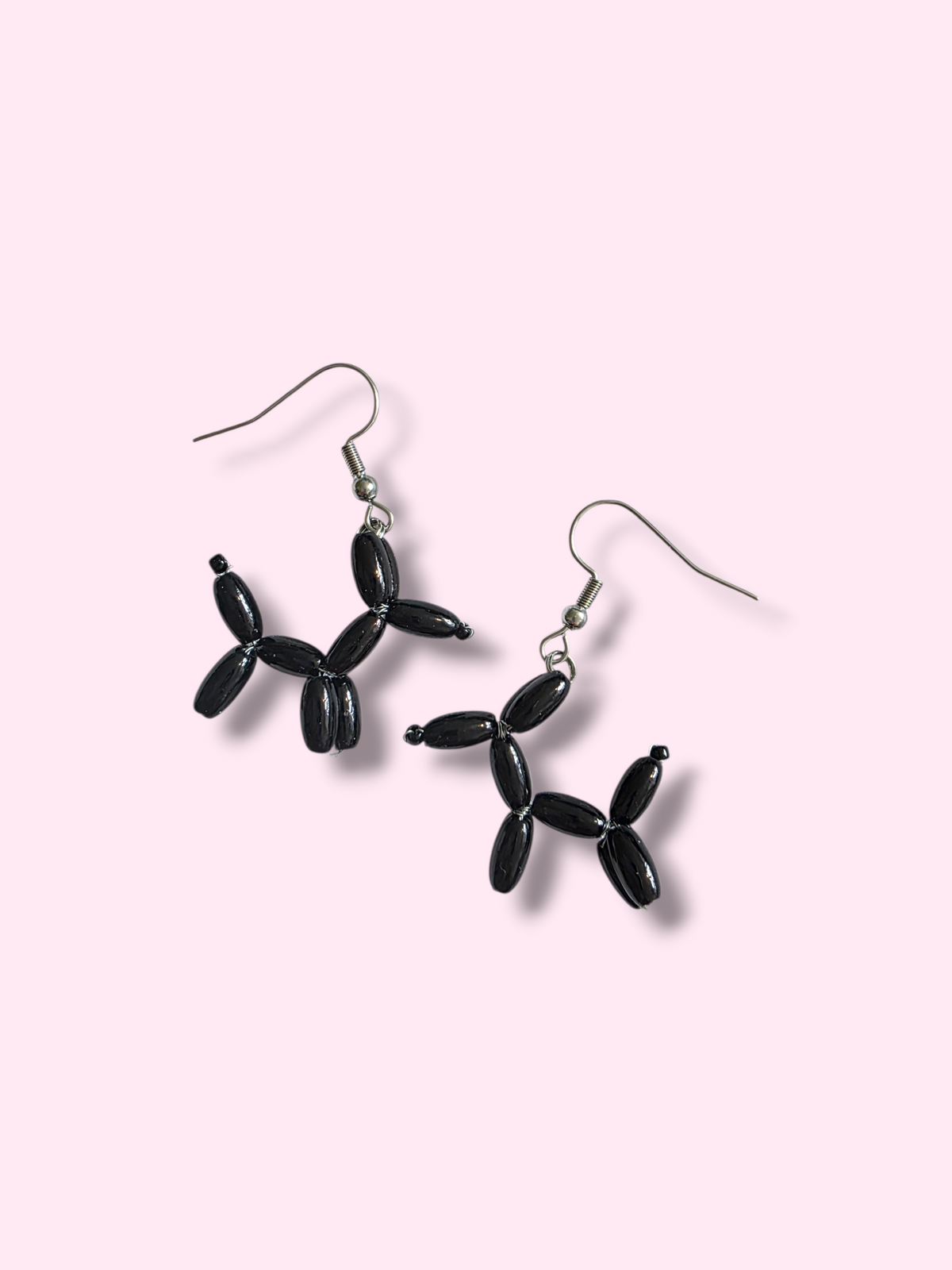 Balloon dog earrings