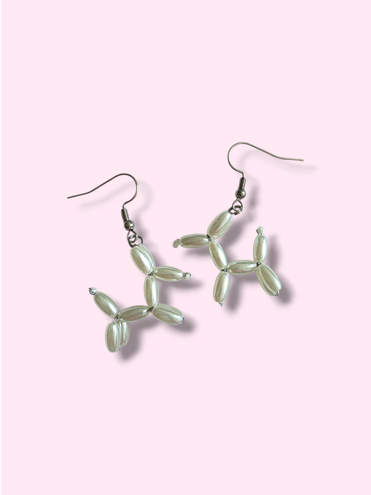 Balloon dog earrings