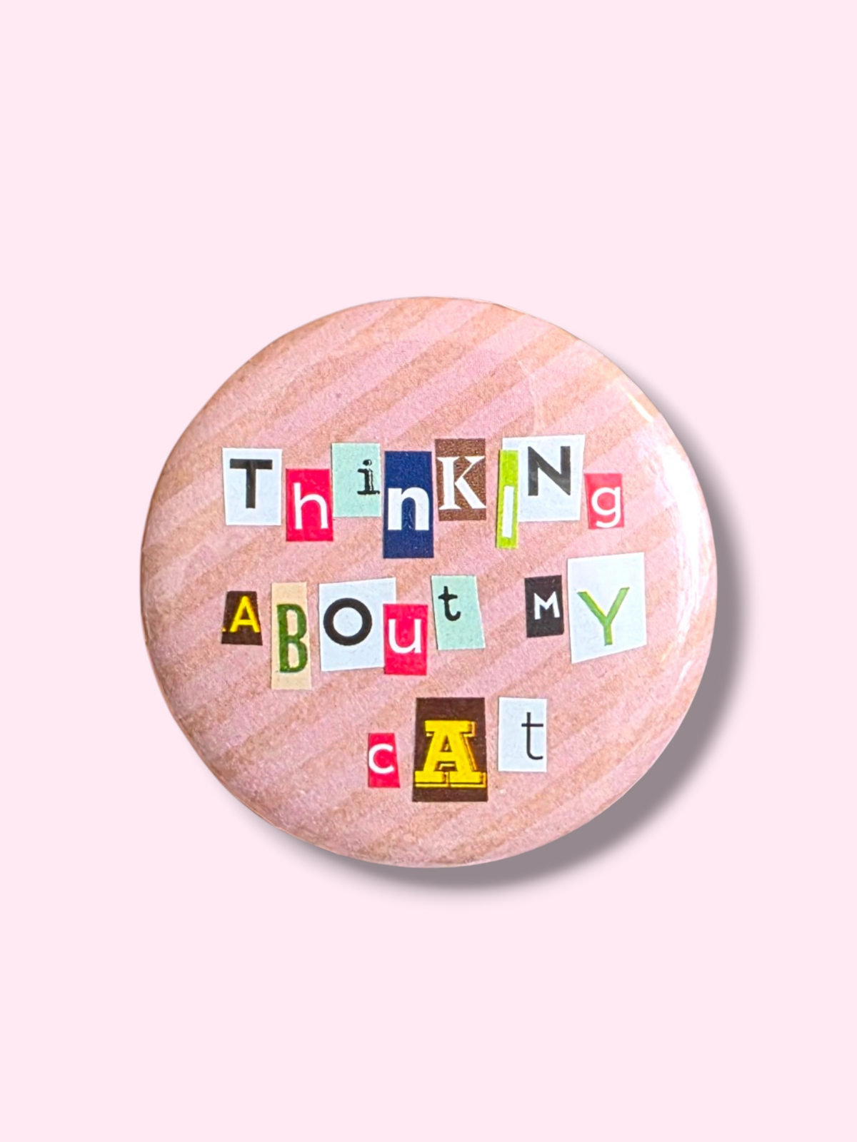 Collage badge - Thinking about my cat