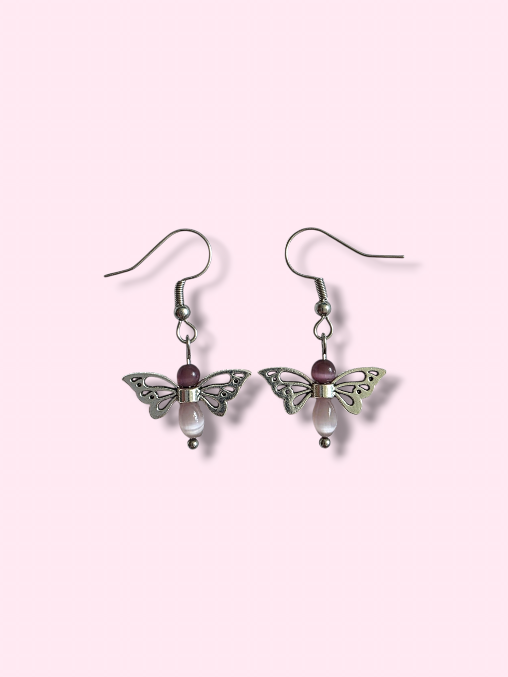 Moth earrings