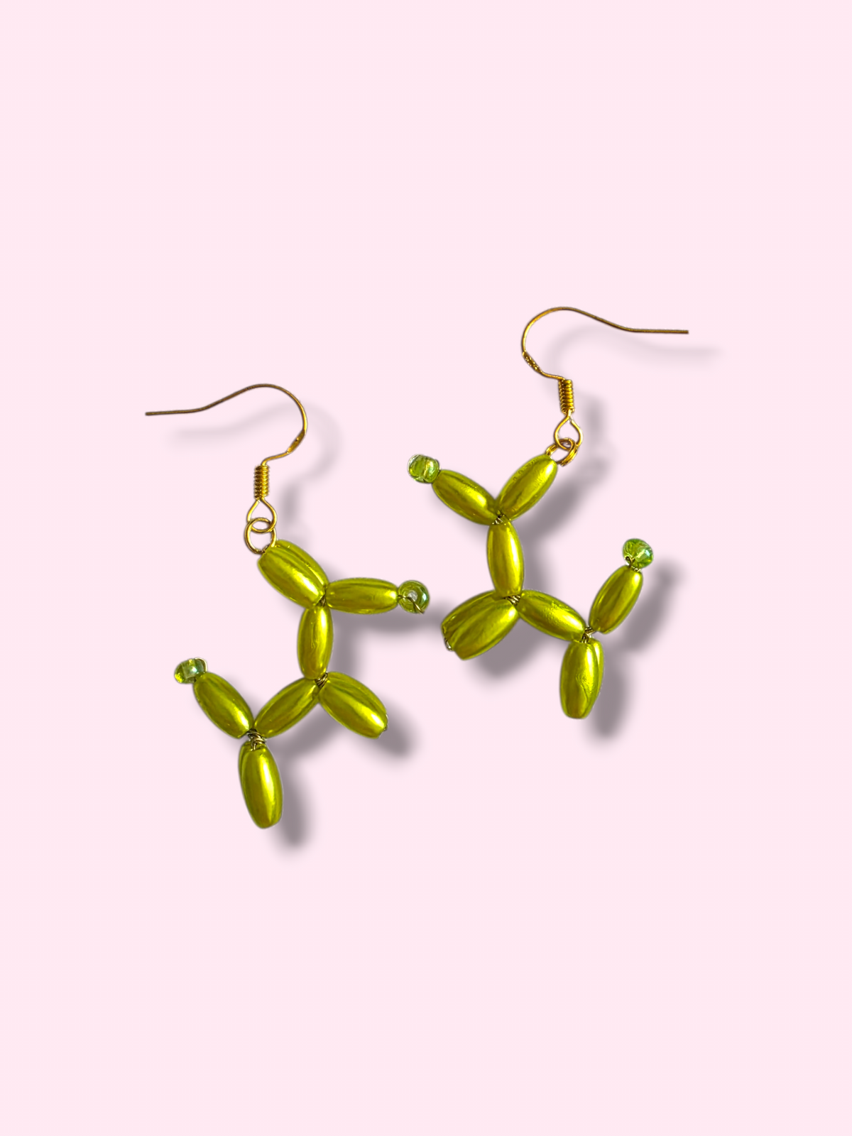 Balloon dog earrings